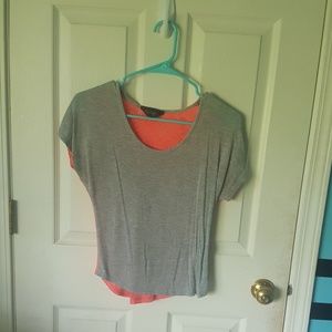 Soft T-shirt with Coral Back